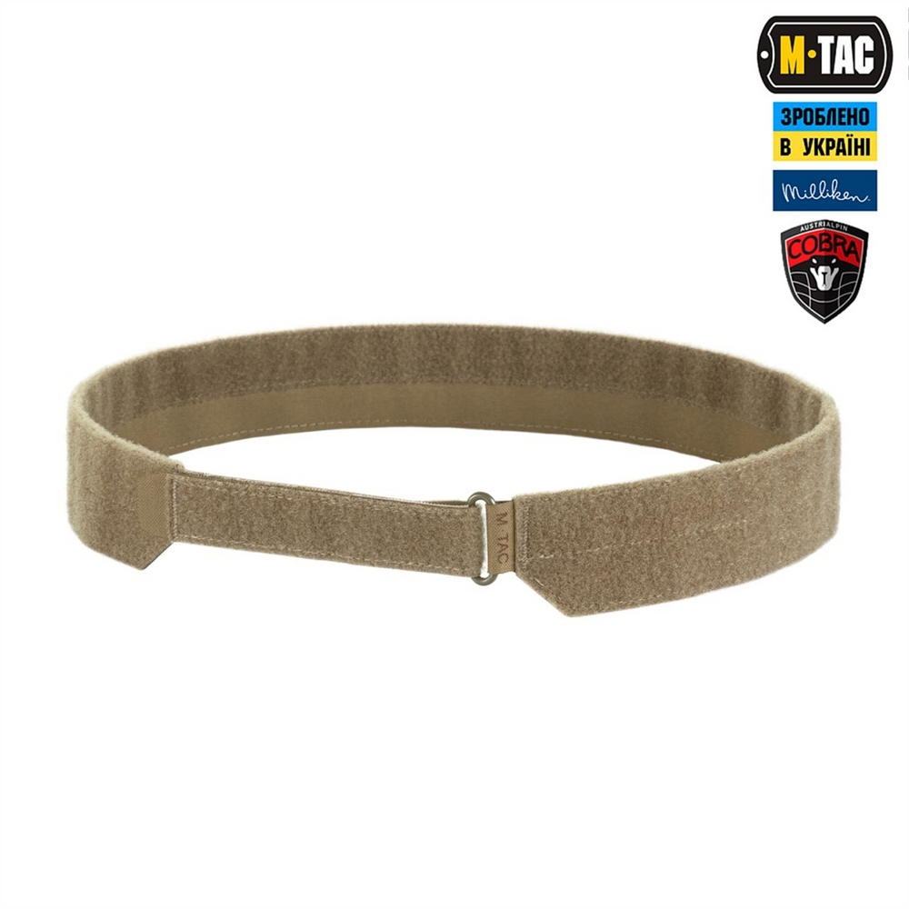 Ремінь M-Tac Tiger Belt Cobra Buckle Коричневий (Coyote) (M/L) 224325 фото