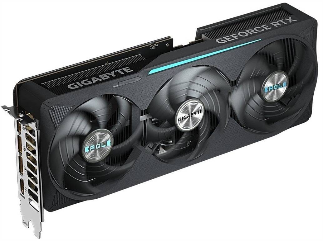 Відеокарта Gigabyte GeForce RTX 5070 Ti 16GB Eagle OC Чорна (Black) 208186 фото