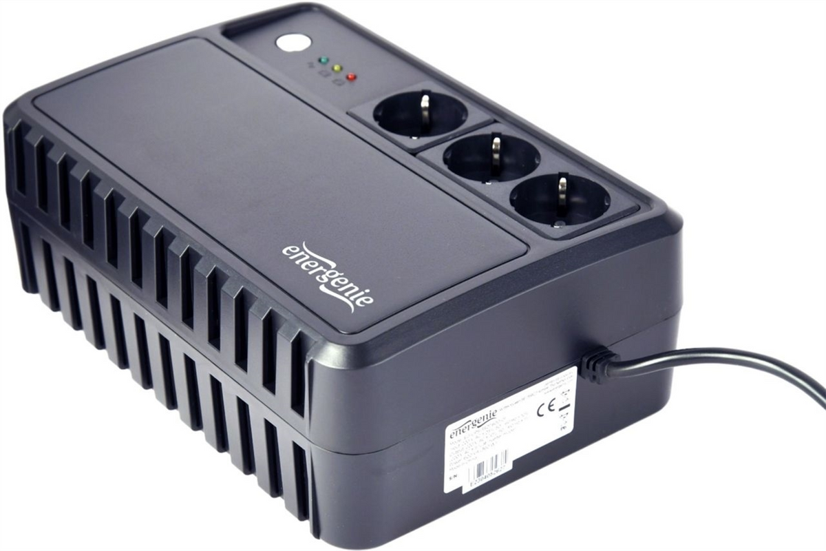 Джерело безперебійного живлення EnerGenie EG-UPS-3SDT600-01 600VA 173839 фото