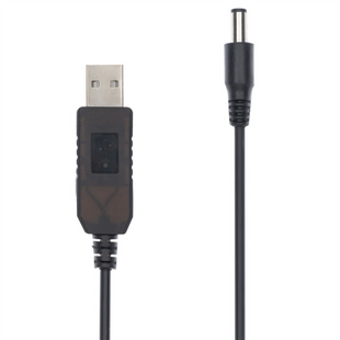 USB кабель живлення Wi-Fi роутера від PowerBank 9V Чорний (Black) 104868 фото