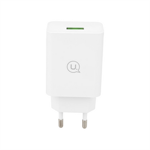 Зарядний пристрій Usams T22 (USB) QC3.0 18A Білий (White) 85029 фото