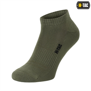 Шкарпетки M-Tac Tactical Socks Cotton 68% 43-46 Зелені (Olive) 219374 фото