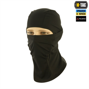 Балаклава-ніндзя потовідвідна M-Tac Premium Чорна (Black) (L) 227120 фото