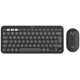 Клавіатура бездротова Logitech Pebble 2 Combo for Mac + миша Сіра (Graphite) 161102 фото