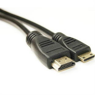 Кабель HDMI PowerPlant (KD00AS1273) HDMI-miniHDMI v1.4, 2м Чорний (Black) 188908 фото