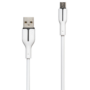USB кабель Veron MS06 Micro-USB 1м Білий (White) 110777 фото