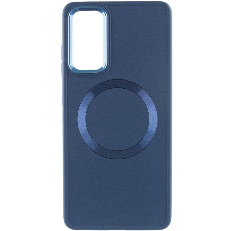 Чохол накладка для Samsung S23 FE Bonbon Metal Style with MagSafe TPU Синя (Blue) 217980 фото