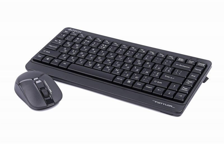 Клавіатура бездротова A4Tech FG1112 + миша Чорна (Black) 185215 фото