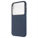 Чохол накладка для iPhone XR Baseus Glass & Weaving Синя (Blue) 82014 фото 2