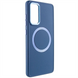 Чохол накладка для Samsung S23 FE Bonbon Metal Style with MagSafe TPU Синя (Blue) 217980 фото 1