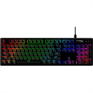 Клавіатура HyperX Alloy Origins Red RGB PBT ENG/RU Чорна (Black) 185317 фото