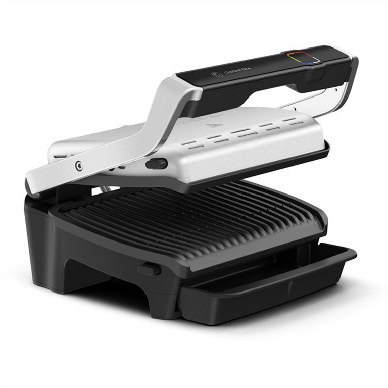 Гриль Tefal OptiGrill Elite GC750D30 Срібний (Silver) 151854 фото