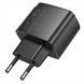 Зарядний пристрій Hoco CS61A Bright PD30W+QC3.0 (1USB-A/1C) Чорний (Black) 166307 фото 3