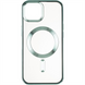 Чохол накладка для iPhone 12 Pro Chrome Frame Case (MagSafe) Зелена (Green) 182904 фото 1