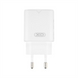 Зарядний пристрій XO L130 (1USB + 1USB-C) PD&QC3.0 30W 3A + кабель Type-C to Type-C Білий (White) 127056 фото 4