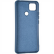 Чохол накладка для Xiaomi Redmi 9C Full Soft Case Синя (Dark Blue) 180699 фото 2