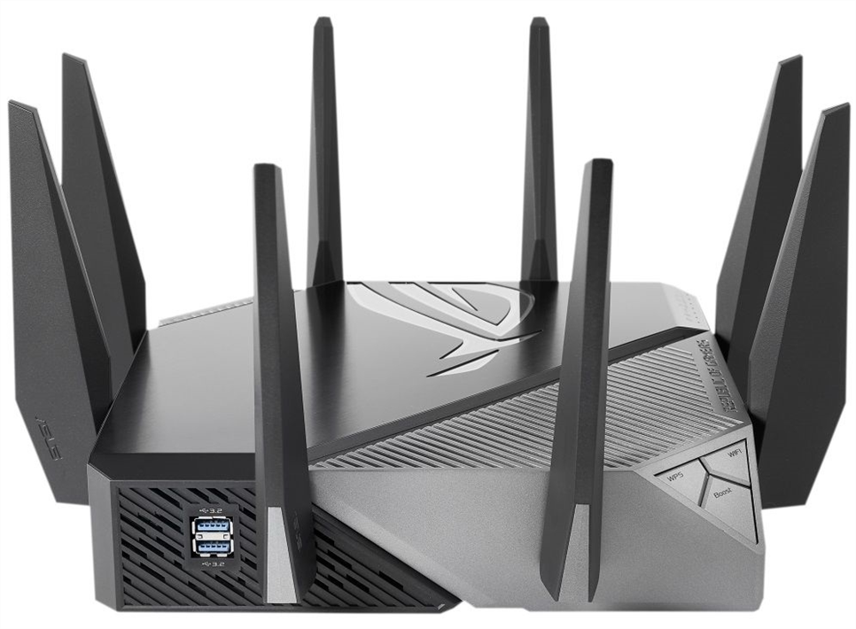Wi-Fi роутер Asus ROG Rapture GT-AXE11000 Чорний (Black) 185395 фото